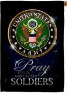 Pray United States Soldiers House Flag