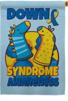 Down Syndrome Sock House Flag