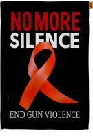 No Silence End Gun House Flag