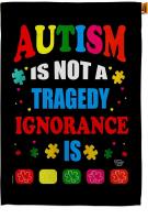 Autism Not Tragedy House Flag