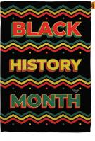 Black History Month Decorative House Flag