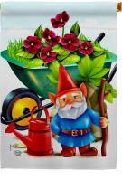 Garden Gnome House Flag