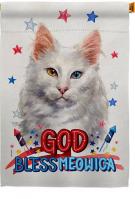 Patriotic Turkish Angora House Flag