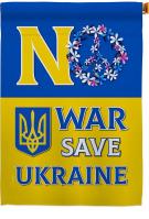 No War, Save Ukraine House Flag