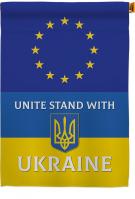 European Union Stand With Ukraine House Flag