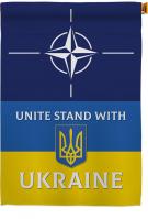NATO Stand With Ukraine House Flag