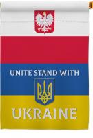 Poland Stand With Ukraine House Flag