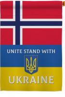Norway Stand With Ukraine House Flag