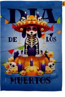 Dia de Muertos Dog House Flag