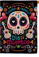 Fiesta Dia de Muertos House Flag