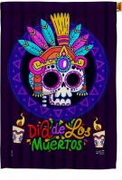 Dia de los Muertos House Flag