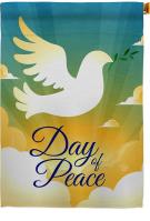 Day Of Peace Decorative House Flag