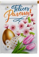 Felices Pascuas Decorative House Flag