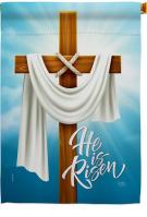 He Is Risen House Flag