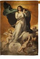 Immaculate Conception With Angels House Flag
