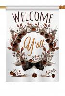 Welcome Y\'ll Cotton Reef House Flag