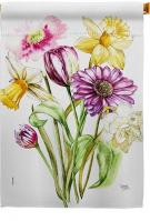 Spring Flower Bouquet House Flag