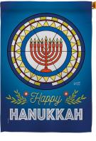 Celebratory Hanukkah House Flag
