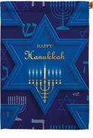 Holiday Hanukkah House Flag