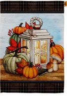 Fall Lantern House Flag