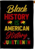 Black History American  House Flag