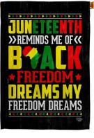 Black Freedom House Flag