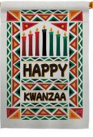 Joyful Kwanzaa House Flag