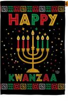 Wishes Kwanzaa House Flag