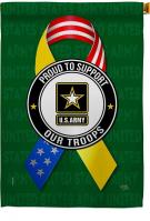 Support Army Troops House Flag