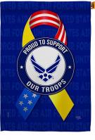 Support Air Force Troops House Flag