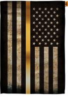 Thin Gold Line House Flag