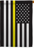 US Thin Yellow Line House Flag