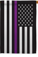 US Thin Purple Line House Flag