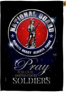 Pray United States Soldiers Decorative House Flag