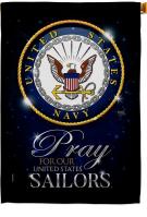 Pray United States Sailors House Flag