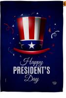 Happy President\'s Day House Flag