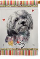 Havanese Happiness House Flag
