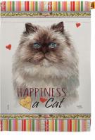 Colourpoint Persian Happiness House Flag