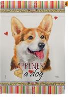 Pembroke Welsh Corgi Happiness House Flag