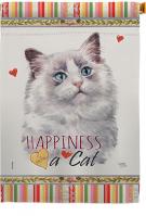 Bicolor Ragdoll Happiness House Flag