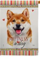 Shiba Inu Happiness House Flag