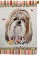 Shih Tzu Happiness House Flag