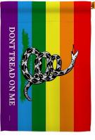 Gadsden Rainbow House Flag