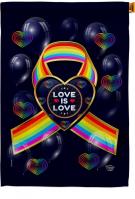 My Love Is Love House Flag