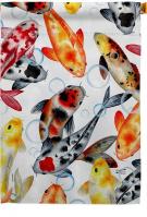 Koi Water Garden House Flag