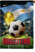 World Cup Argentina House Flag