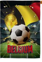 World Cup Belgium House Flag