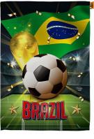 World Cup Brazil House Flag