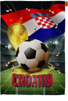 World Cup Croatia House Flag