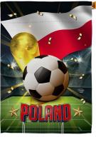 World Cup Poland House Flag